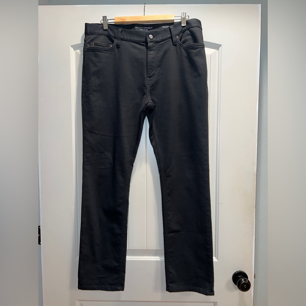 Banana Republic Traveller Pants 34x30 Dark Grey